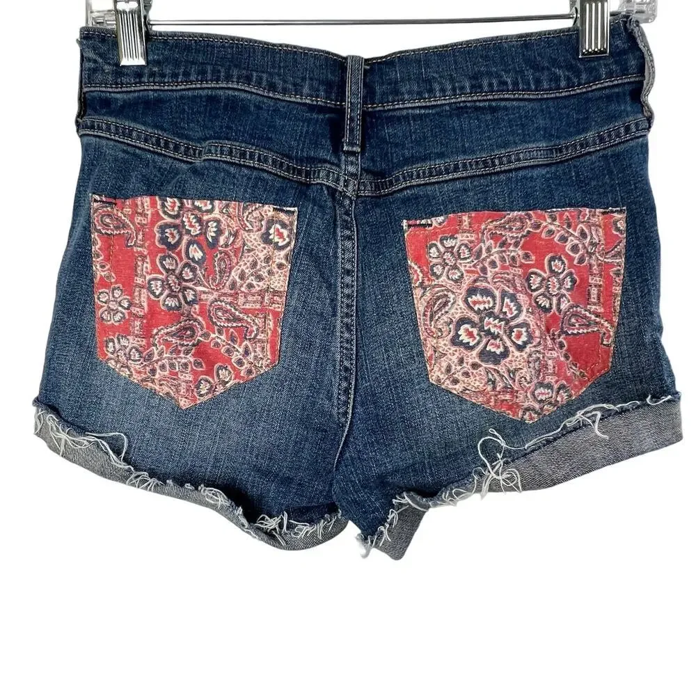 Hollister‎ Short-Shorts High Rise Cut Off Denim Shorts